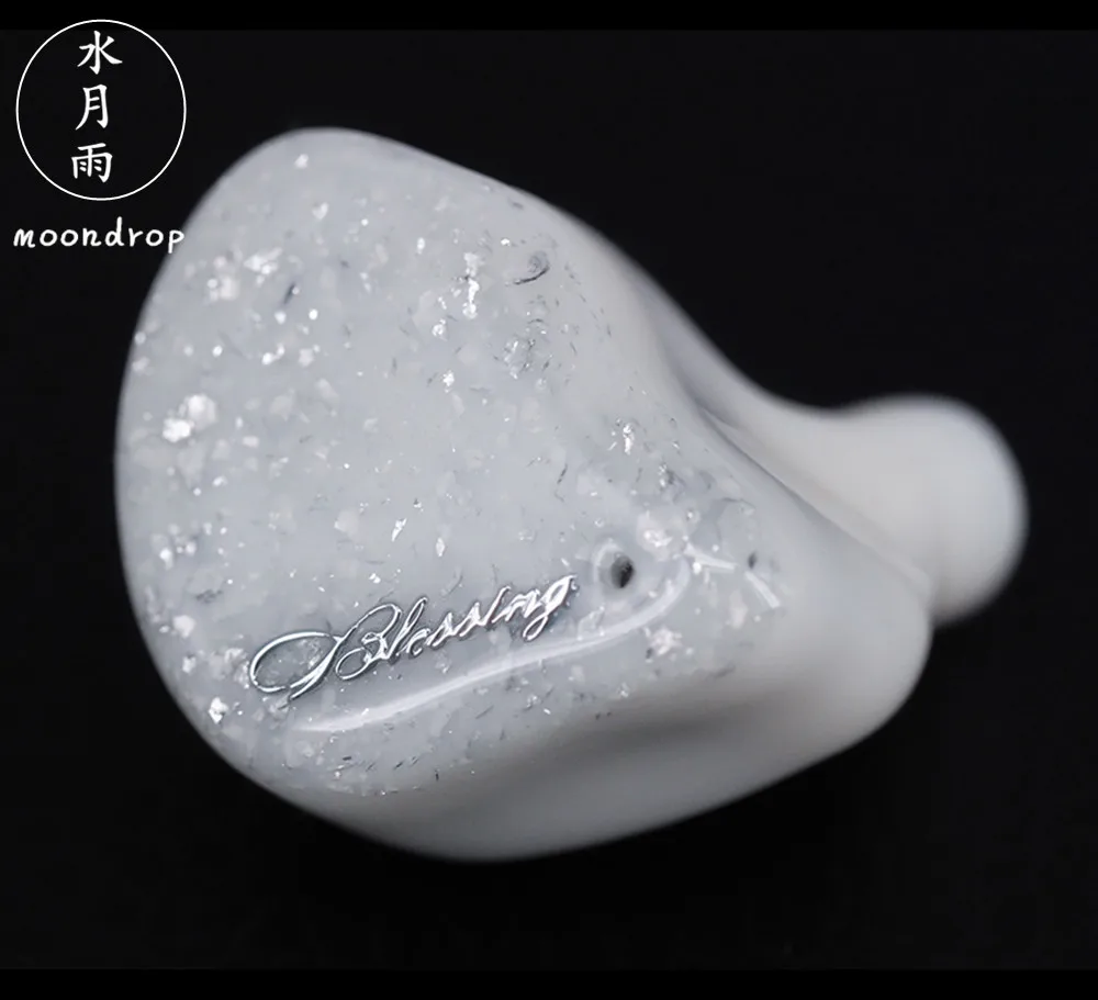 Новый Moondrop Blessing общественный шаблон 1DD + 4BA HiFi музыка в ухо наушники для бега