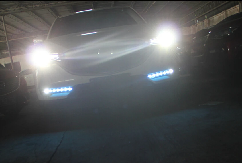 Автомобильный Стайлинг CX-5 светильник дневного света светодиод Бесплатная