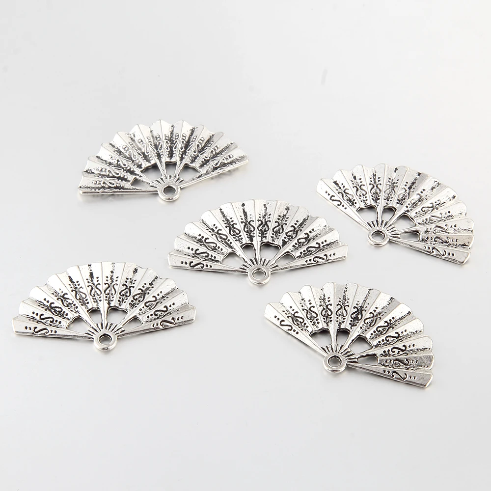 10 шт. подвеска веер из цинкового сплава 35 х21 м|zinc alloy charms|fan pendantalloy charms |