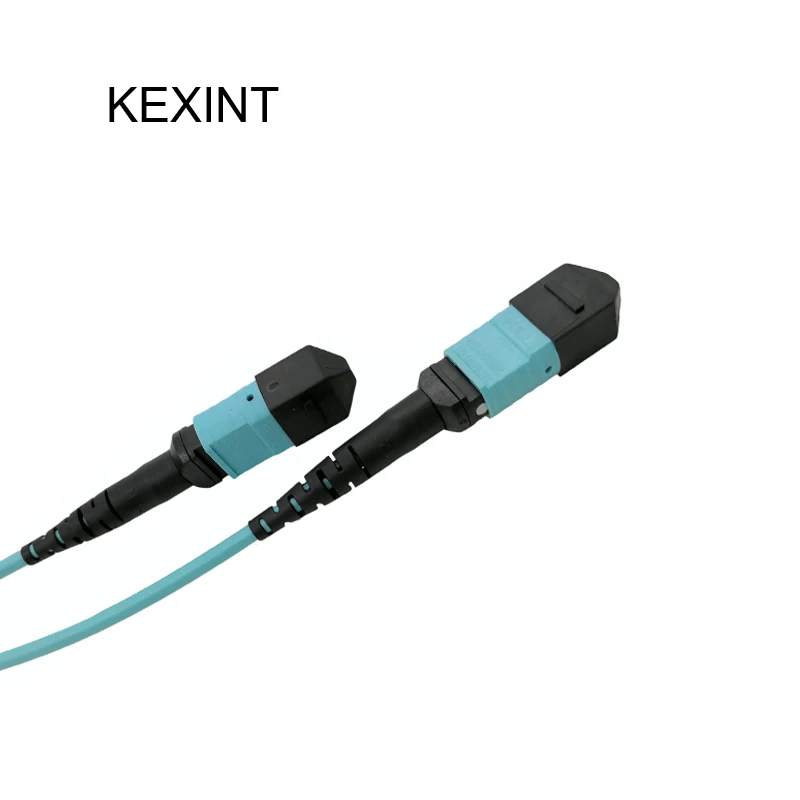 Оптоволоконный патч корд KEXINT стандартный адаптер для оптоволоконного кабеля OM4 12