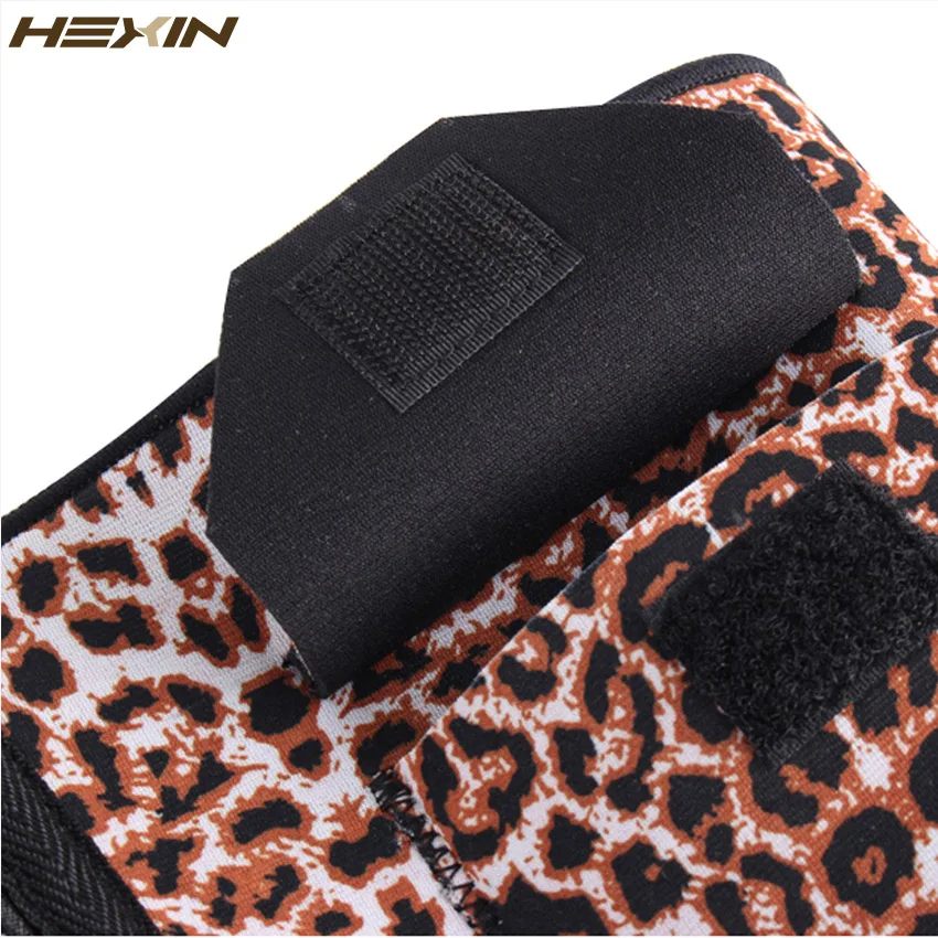 Ремень HEXIN утягивающий на молнии с леопардовым принтом корсет для похудения пояс