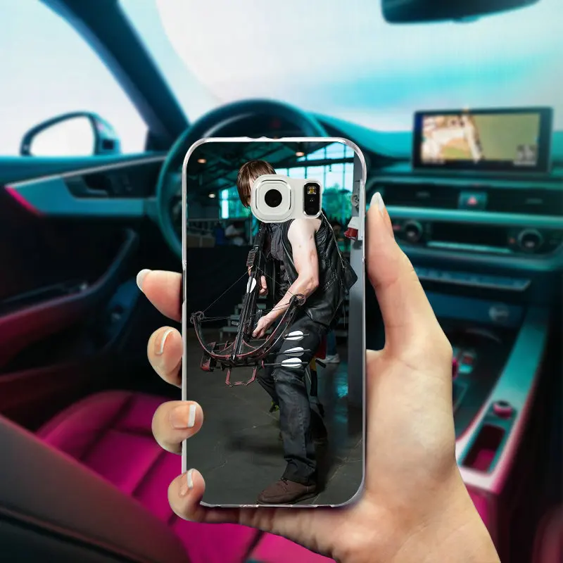 The Walking Dead Дэрил Диксон для samsung Galaxy Note 2 3 4 5 8 S3 S4 S5 мини S6 S7 s8 S9 край плюс мягкая TPU