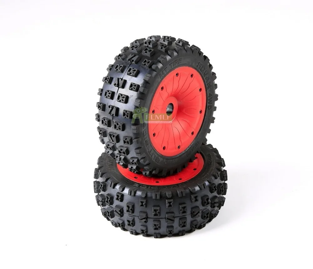Шипованное колесо шины герметичные обода набор подходит для 1/5 Losi 5ive T Rovan LT Kingmotor X2