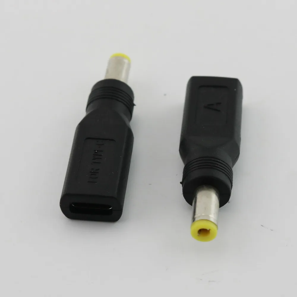 1 шт. 5 мм x 2 штекер к USB 3 Type C Женский адаптер для зарядки постоянного тока|Адаптеры