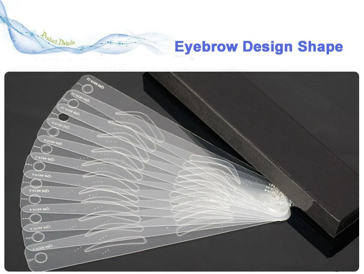 12 пар бровей Шаблон для с трафаретом Eye Make Up Tool форма дизайн татуировки части|eye brow