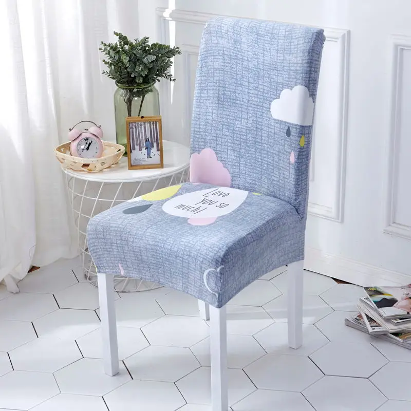 2019 Новая Луна Звезда чехол для кресла спандекс стрейч чехлы стульев анти грязный