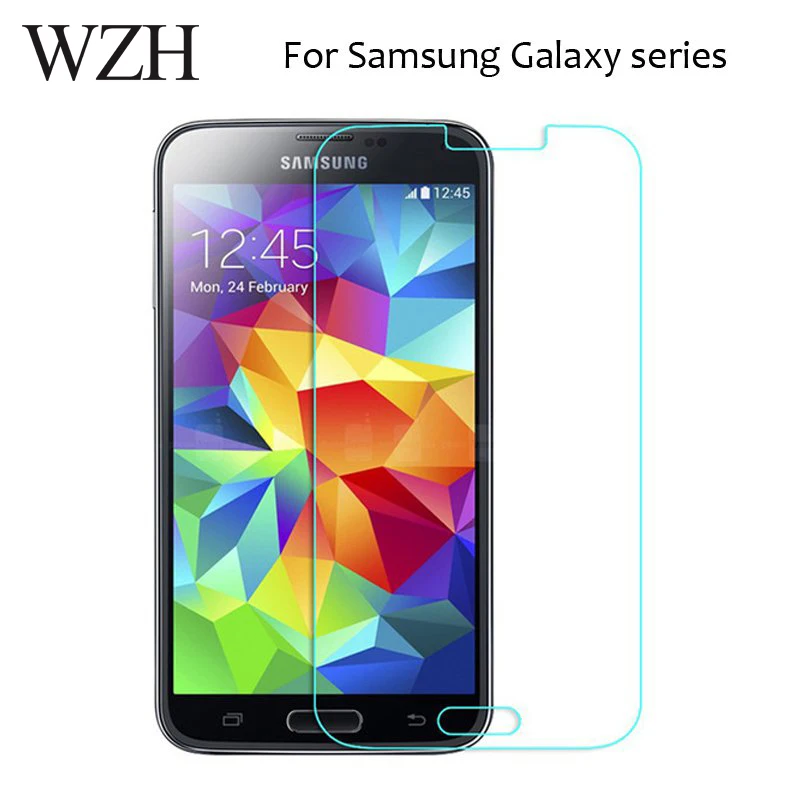 Закаленное стекло 9H 0 3 мм 2.5D Arc для Samsung Galaxy S6 S5 S4 S3 S2 Note 5 4 2 Взрывозащищенная защита
