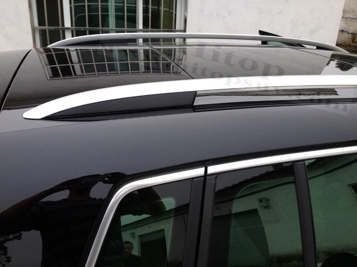 Крыша багажник рейлинге бар для Volkswagen VW Tiguan 2008-2016 авиация 7075 алюминиевый сплав