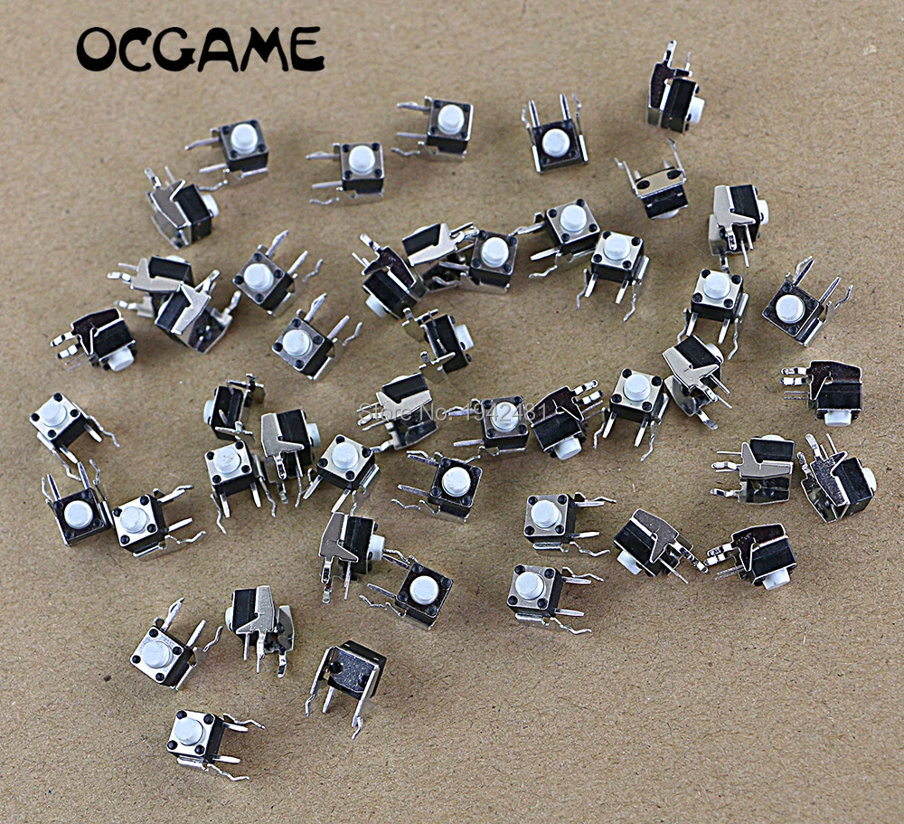 

OCGAME 200pcs/lot white RB LB Bumper Button Tactile Switch Replacement for XBOX ONE Controller Repair