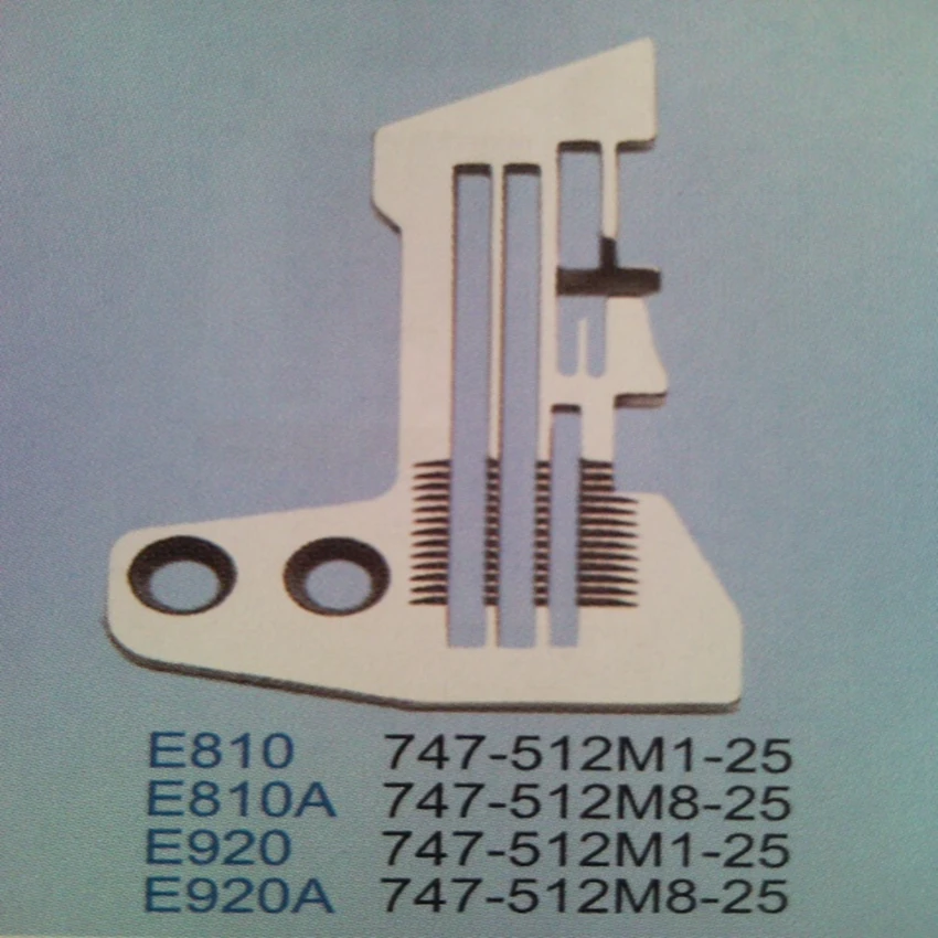 

747-512M1 needle plate Siruba 747 E810 sewing machine part