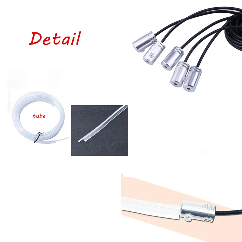 5 в 1 12V RGB светодиодный автомобиль атмосфера светильник салона Прохладный multi эль