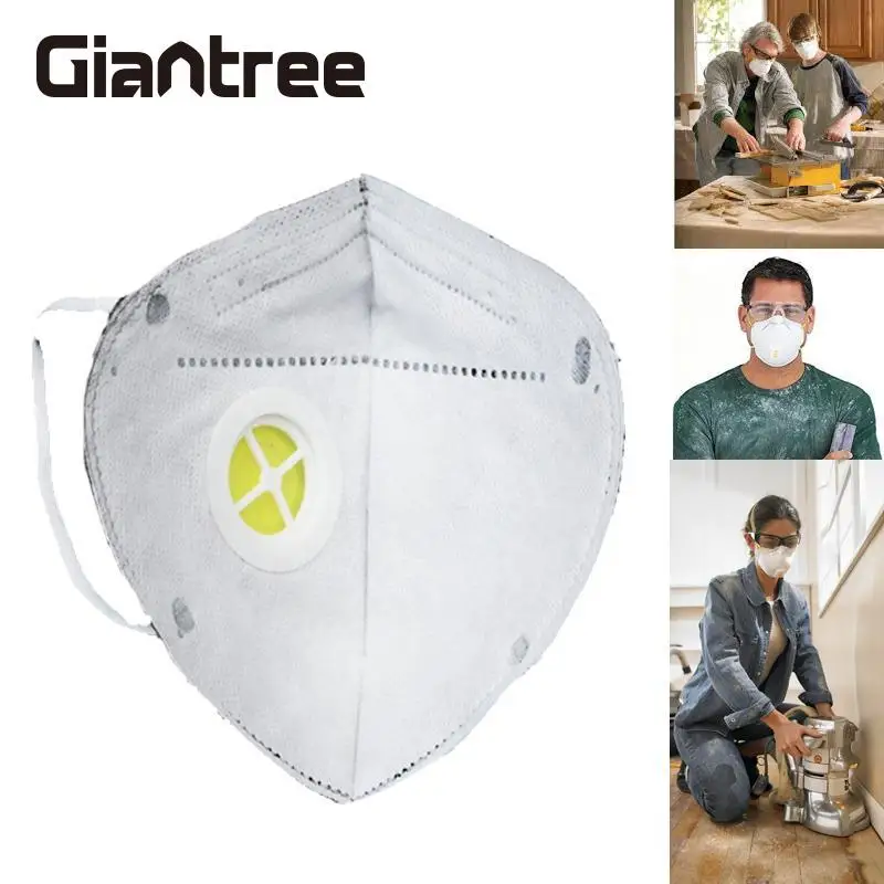 Giantree 10 шт. складной нетканый Valved безопасный Противопылевой активированный уголь
