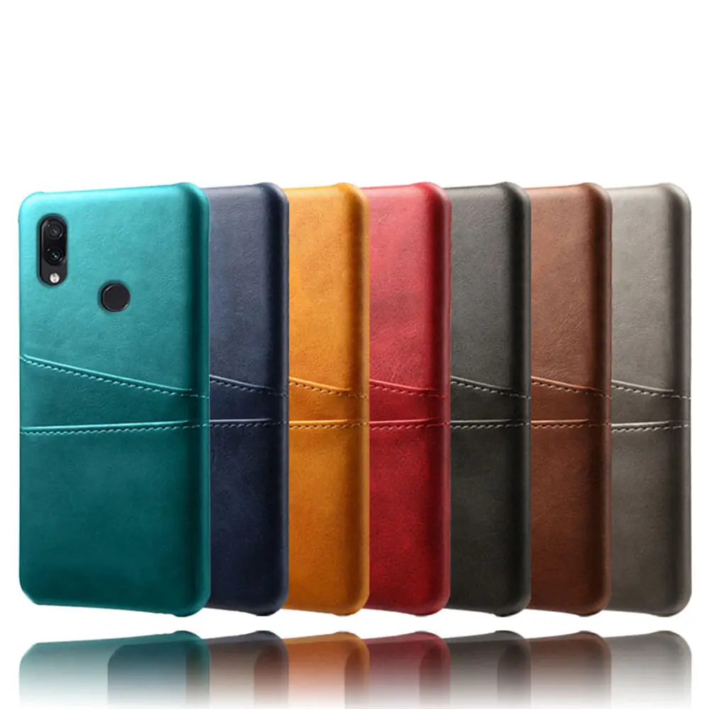 Чехол для Xiaomi Redmi Note 7 9s 9 Pro MAX 6 4X 4 слота карт чехол из искусственной кожи + PC 6A 5 5A 4A S2