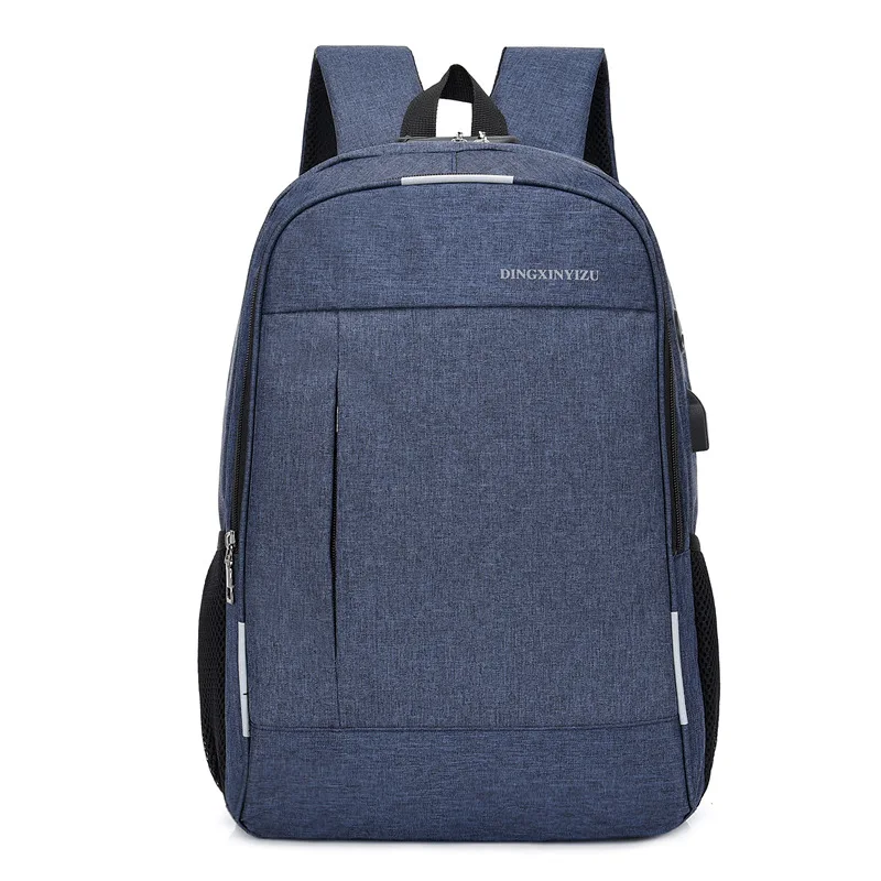 S3035blue Новая мода USB зарядка Рюкзак для ноутбука школьные сумки для учеников девочек мальчиков Анти-Вор bookbag водонепроницаемые дорожные рюкзаки escolar - Цвет: S3035blue