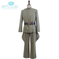 star cosplay imperial officer olive green costume uniform top pants for men movie halloween cosplay costume