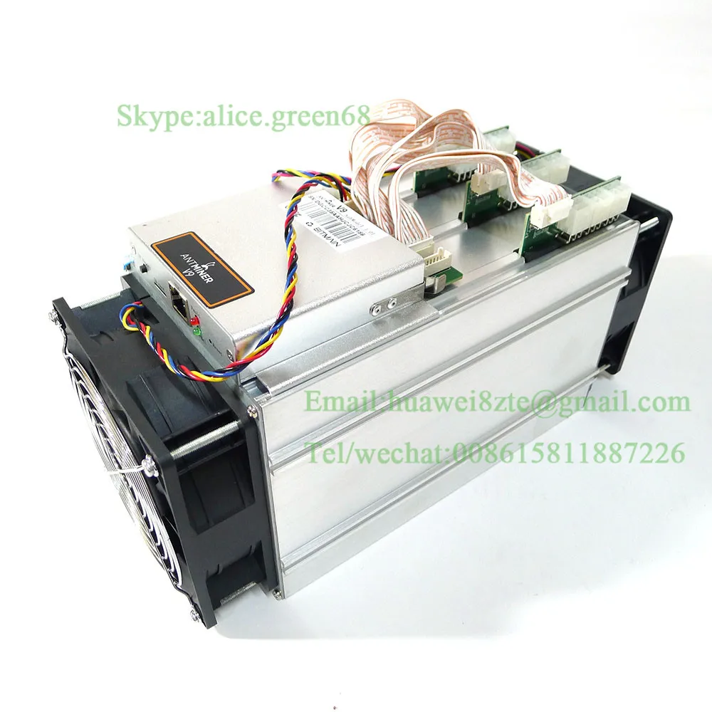 Абсолютно Antminer V9 4 T/S Bitcoin miner asic miner 16nm BTC BCC BCH горнодобывающая машина