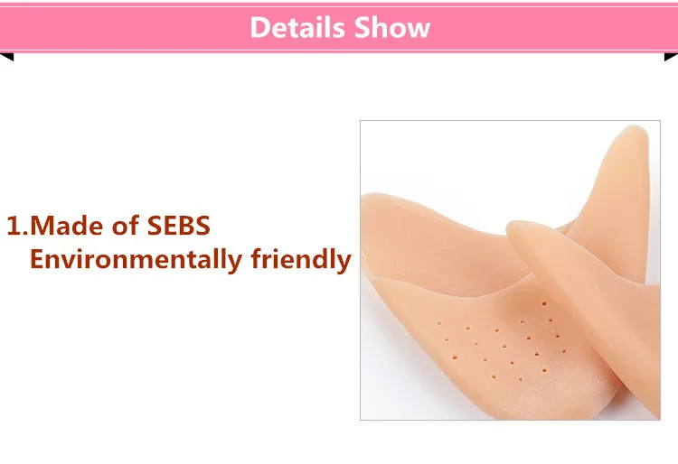 Новинка, 1 пара цыпочках крышка SEBS ног pad супер мягкие Совет toe protector для балета Танцы используется в балетки Танцы turnboard