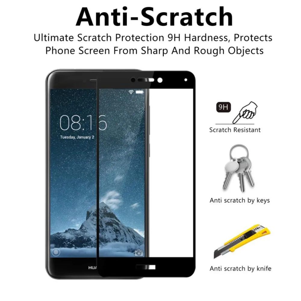 Стекло 9H Д на Honer 8a для Huawei Честь 8A 8X 8C 8 Lite зажечь X C a8 x8 lite Закаленное стекло