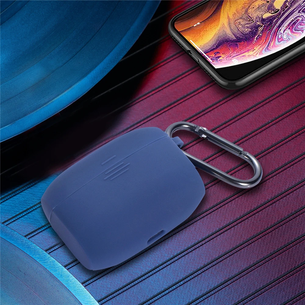 Чехол для наушников ДЛЯ Jabra Elite 65 t, беспроводная спортивная Гарнитура, силиконовый защитный чехол, чехол с крюком против потери, портативный чехол s