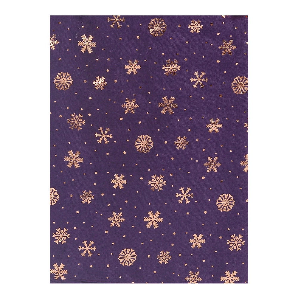 

FOXMOTHER New Autumn Purple Navy Color Foil Gold Snowflake Scarfs Hijab Echarpe Wraps Glitter Shawl Foulard Women