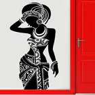 Этнический Африканский стиль, красивое платье Африканской девушки, настенная наклейка, домашний декор, художественный дизайн, Настенные обои для интерьера дома 3236