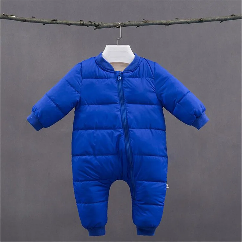 BibiCola теплый для новорожденного комбинезоны младенцев зимняя утепленная верхняя