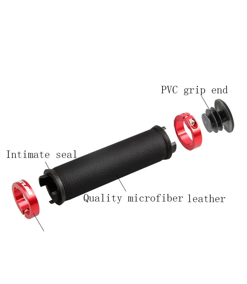 Мягкие ручки Fixie ручной работы из микрофибры для горного велосипеда с двойным