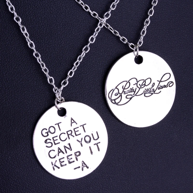 1 комплект модное ожерелье с подвеской Pretty Little Liars из фильма Get A Secret|Ожерелья