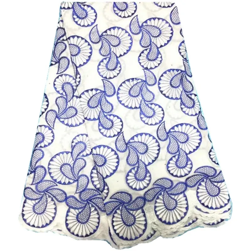 Multi Цвет в нигерийском стиле Кружево ткани 2017 Африканский швейцарский вуаль