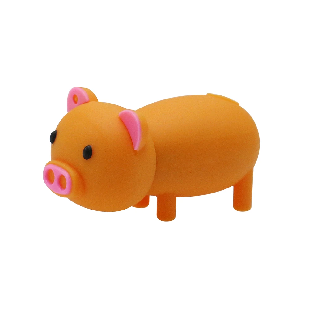 Флеш-накопитель Prive Cartoon Pink Pig, 4 ГБ, 8 ГБ, 16 ГБ, 32 ГБ, 64 ГБ, Usb флеш-накопитель, USB 2,0, флеш-карта памяти, 128 ГБ, диск на ключ, подарок