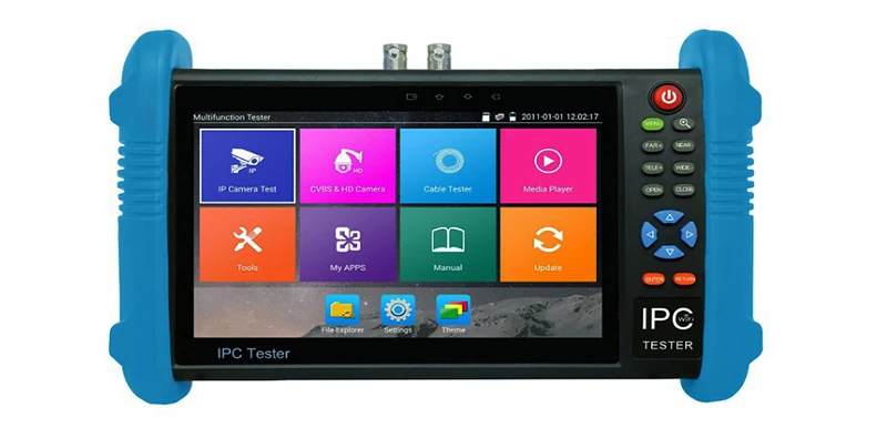 Новинка 7 &quotHD CCTV тестер монитор AHD TVI CVI SDI H.265 мультиметр из оптического волокна VFL