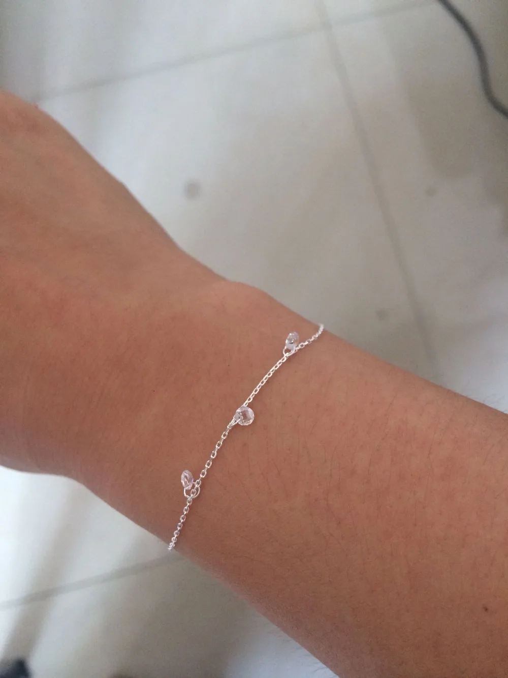 100% реальный. Женское серебряное ювелирное изделие браслет GTLS419|bracelets anklets|jewelry