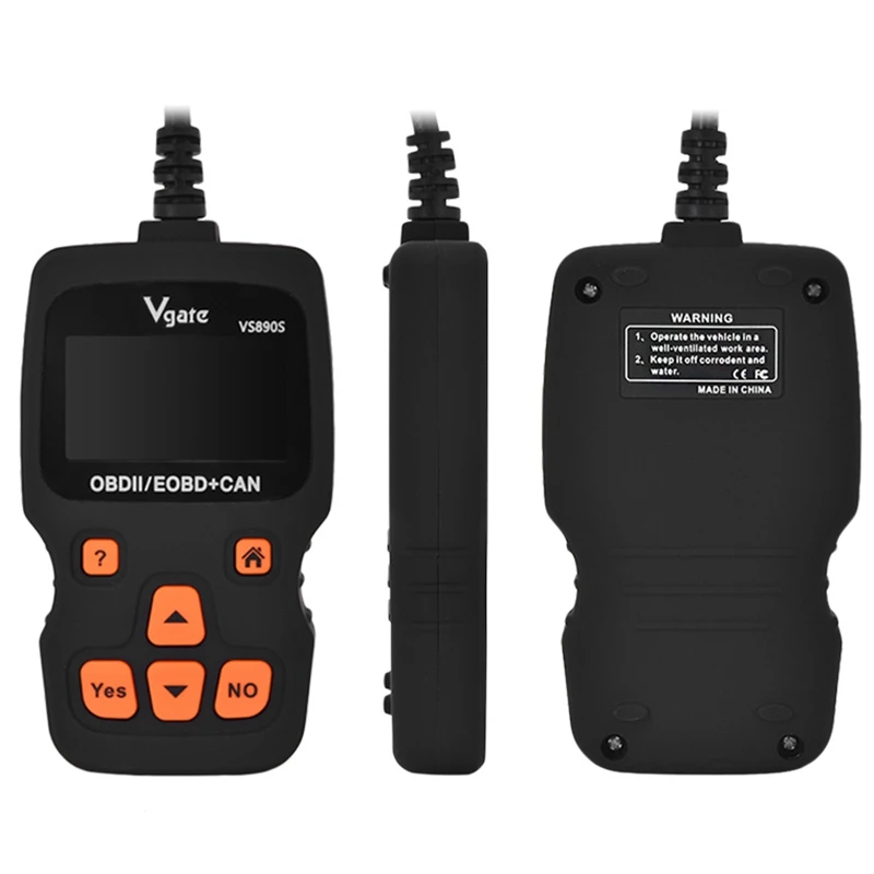 Автомобильный сканер obd2 Vgate VS890S VS890 OBD2 считыватель кодов с поддержкой