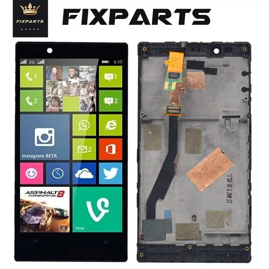 100% Tesd LCD дисплей для Nokia 720 сенсорный экран дигитайзер сборка 4 3 &quotMicrosoft Lumia с