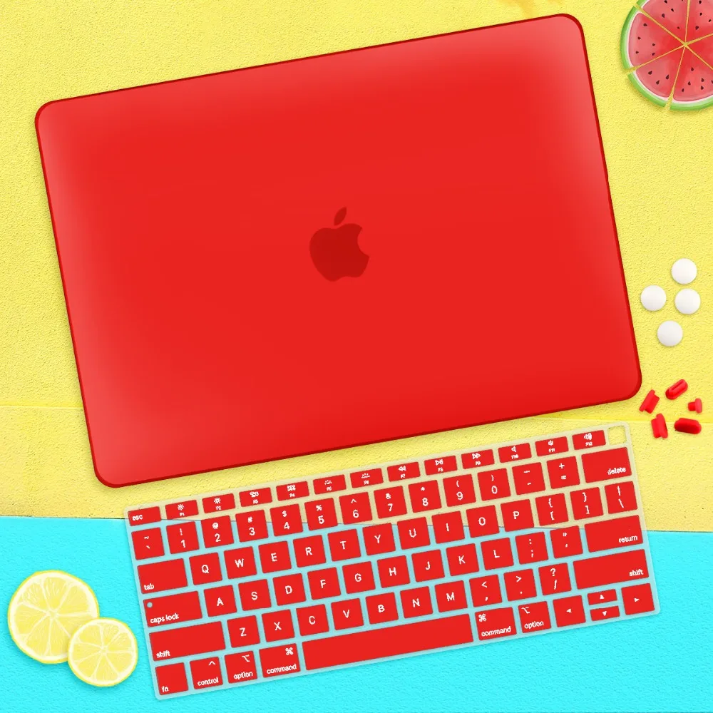Матовый Кристальный пластиковый жесткий чехол для MacBook Pro Pro retina 13 15 дюймов A1706/A1707 Touch Bar New Air 13A1932