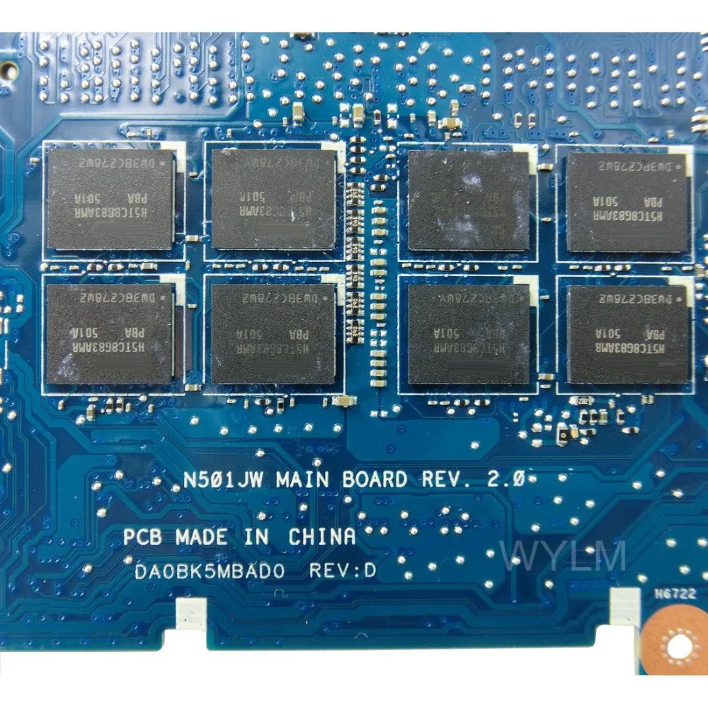 G501JW с i7 4720HQ Процессор GTX960M 4 ГБ N16P GX A2 плата для ASUS N501JW UX501JW Материнская ноутбука DDR3