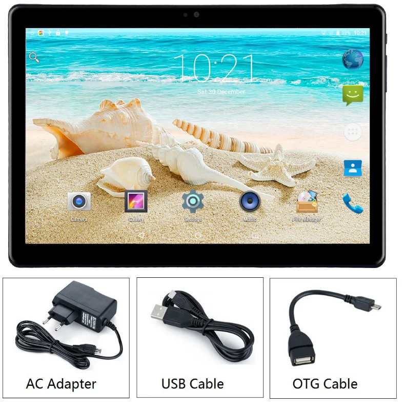 10 дюймовый Android 7 0 Восьмиядерный ПК 4G LTE 3G WCDMA телефонный планшет|ЖК-экраны и панели