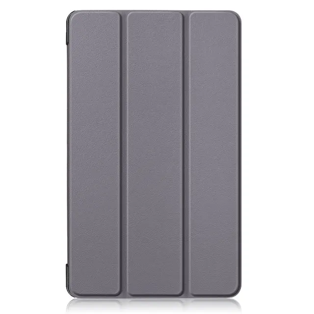 Gray Чехол из искусственной кожи на магните для samsung Galaxy Tab A 8,0 SM-T290 T295 T297 8," чехол для планшета+ пленка для экрана+ ручка - Цвет: Gray