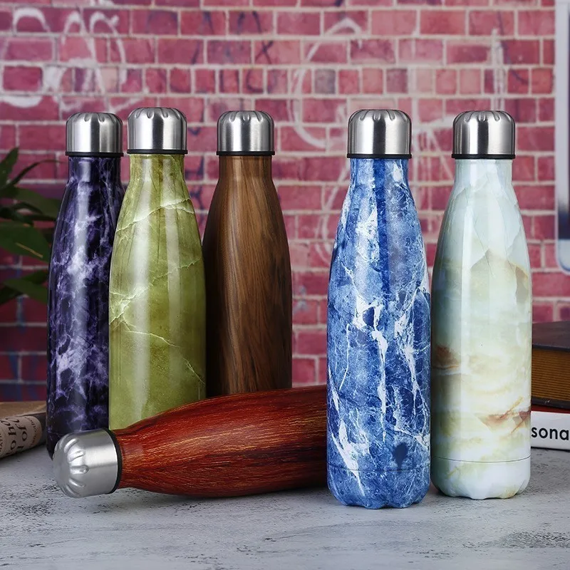 500ML Chilly Bottle Stainless Steel Wine Bottle Shape Thermos Bottle Car Travel Bowling Flask Vacuum Bottle For Water