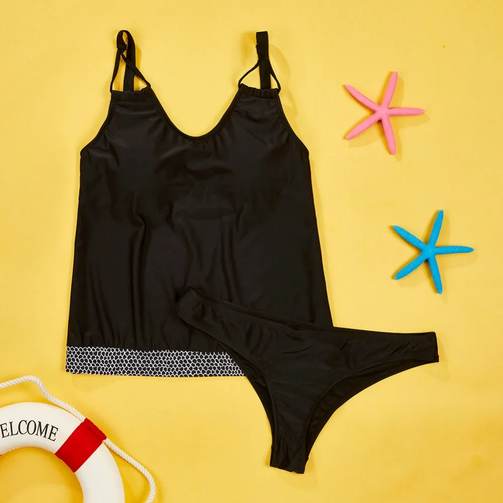 2017 большой Размеры Танкини Купальники Для женщин купальники женский Винтаж