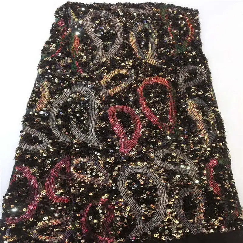 Африканские блестки кружева ткань 2018 высокого качества Кружева французская