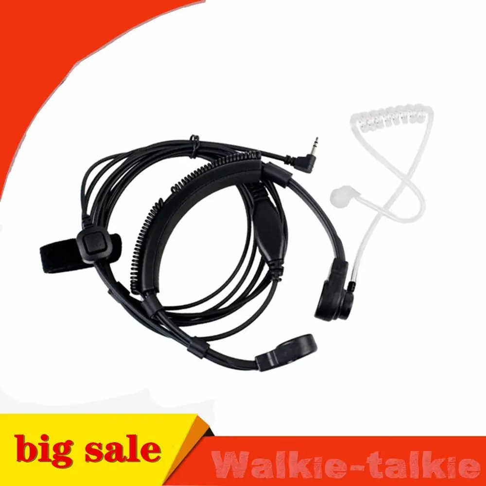 Гарнитура с микрофоном для горла 2 5 мм гарнитура PTT рации Motorola Radio TLKR T5 T80 T60 T6 T8