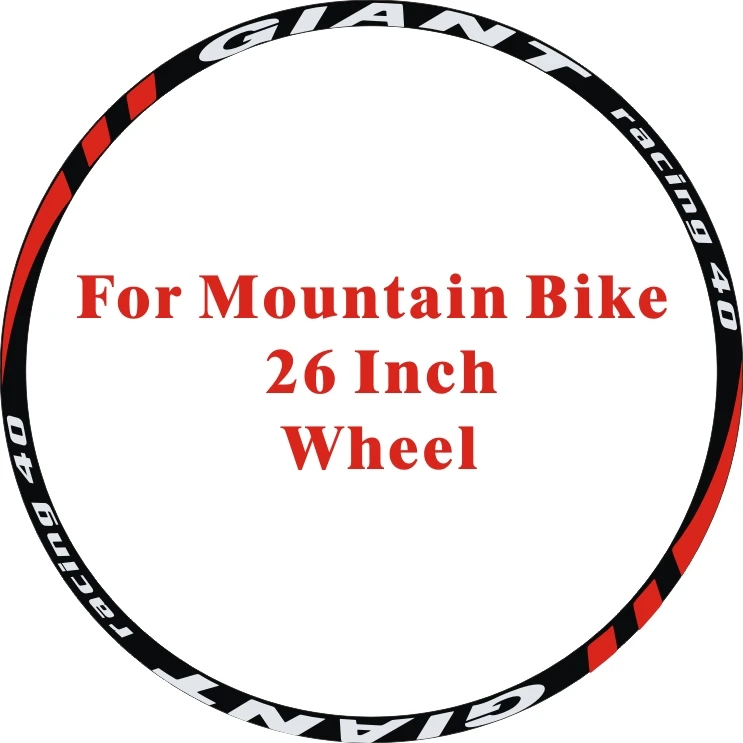 24 фото = 2 колеса/набор колесо горного велосипеда наклейки MTB 26 ''27,5'' 29er наклейки на колеса декоративные наклейки - Цвет: 26 inch wheel