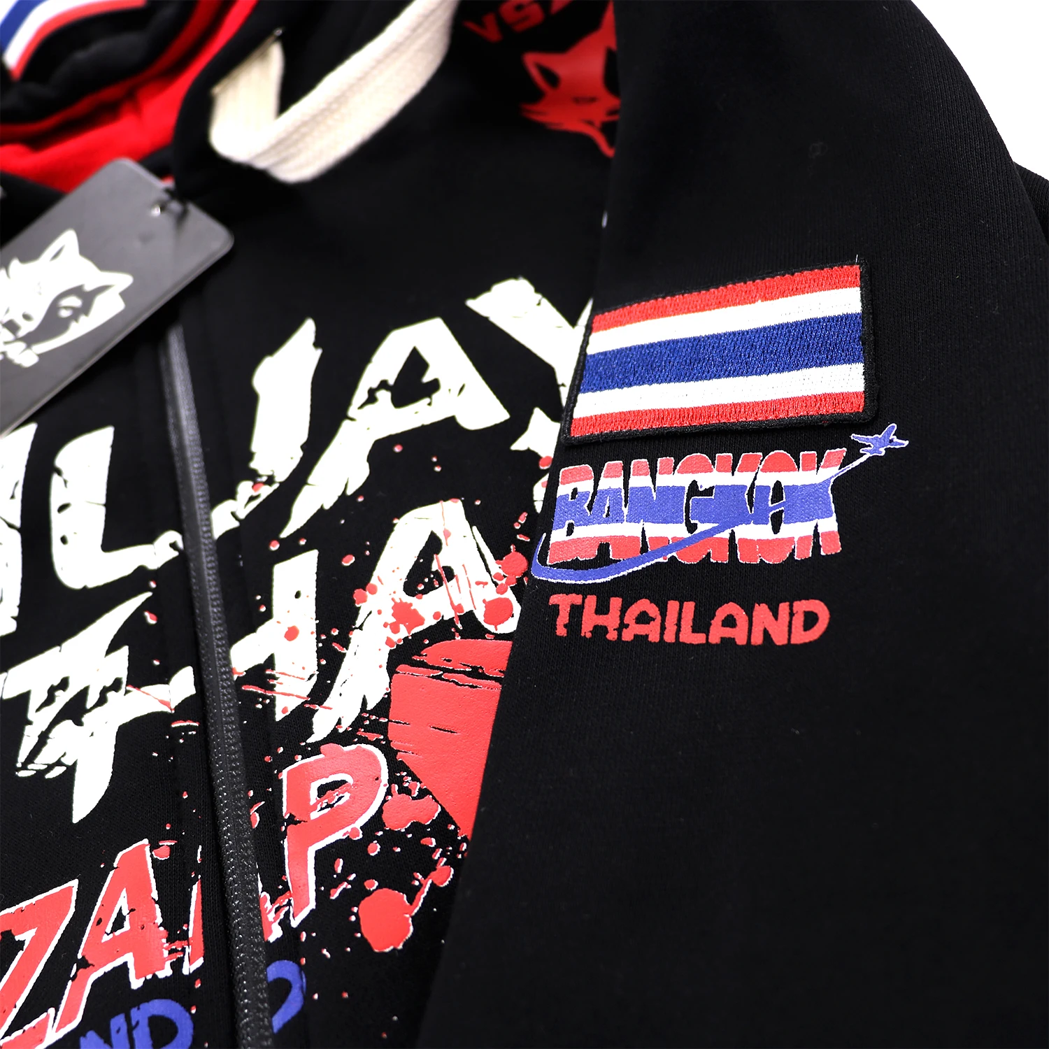VSZAP Муай Тай Sudaderas Para Hombre Бойцовский костюм сохраняющая тело толстовка с