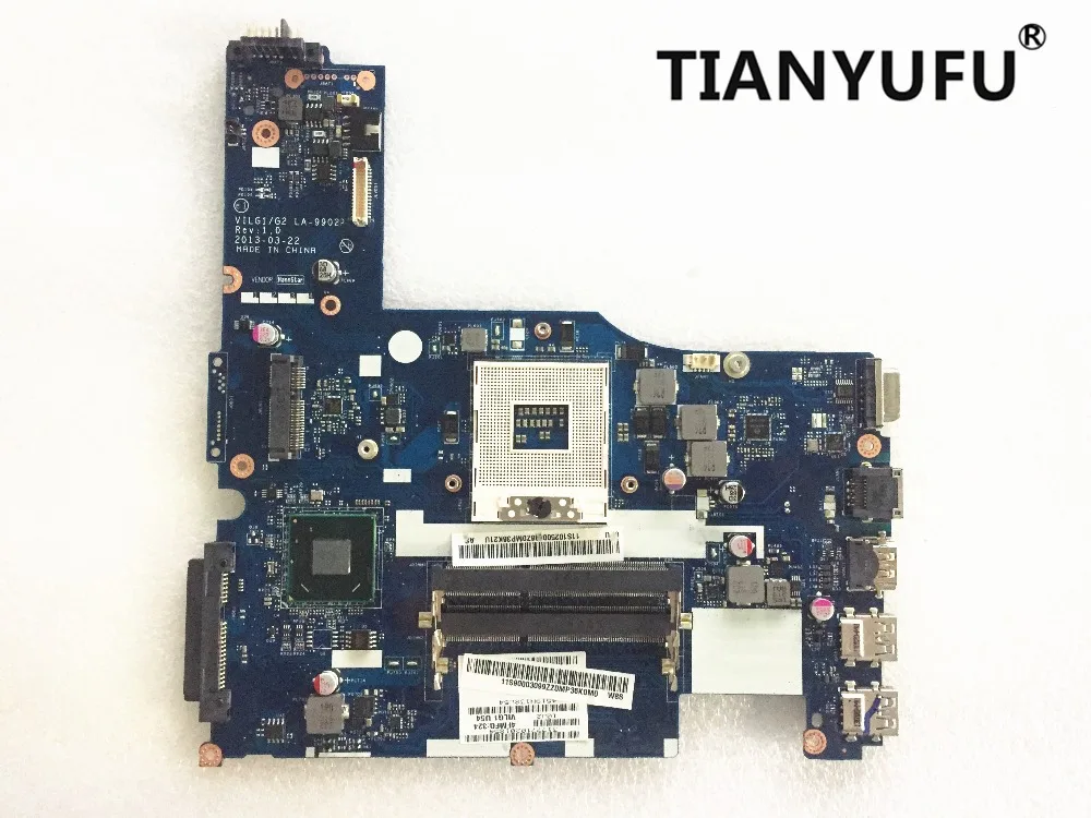 Материнская плата для ноутбука lenovo G500S VILG1/G2 LA-9902P HM76(для I3 I5 I7 cpu), протестированная на