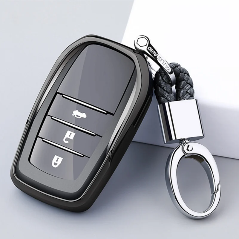 Износостойкий мягкий чехол для ключей из ТПУ для Toyota Chr C-hr RAV4 Land Cruiser 200 Avensis Auris Corolla Prius keyless