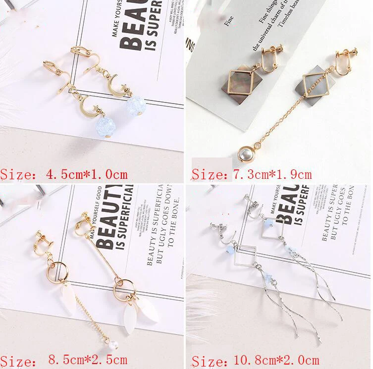 Бренд GRACE JUN в Корейском стиле оболочки из искусственного жемчуга CZ клипса