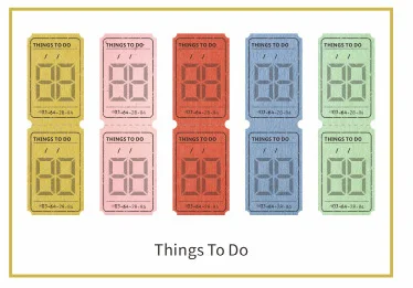 things to do Ретро блокнот слово карман планировщик список винтажный блокнот дневник канцелярские товары школьные офисные принадлежности Papeleria sl2039 - Цвет: things to do