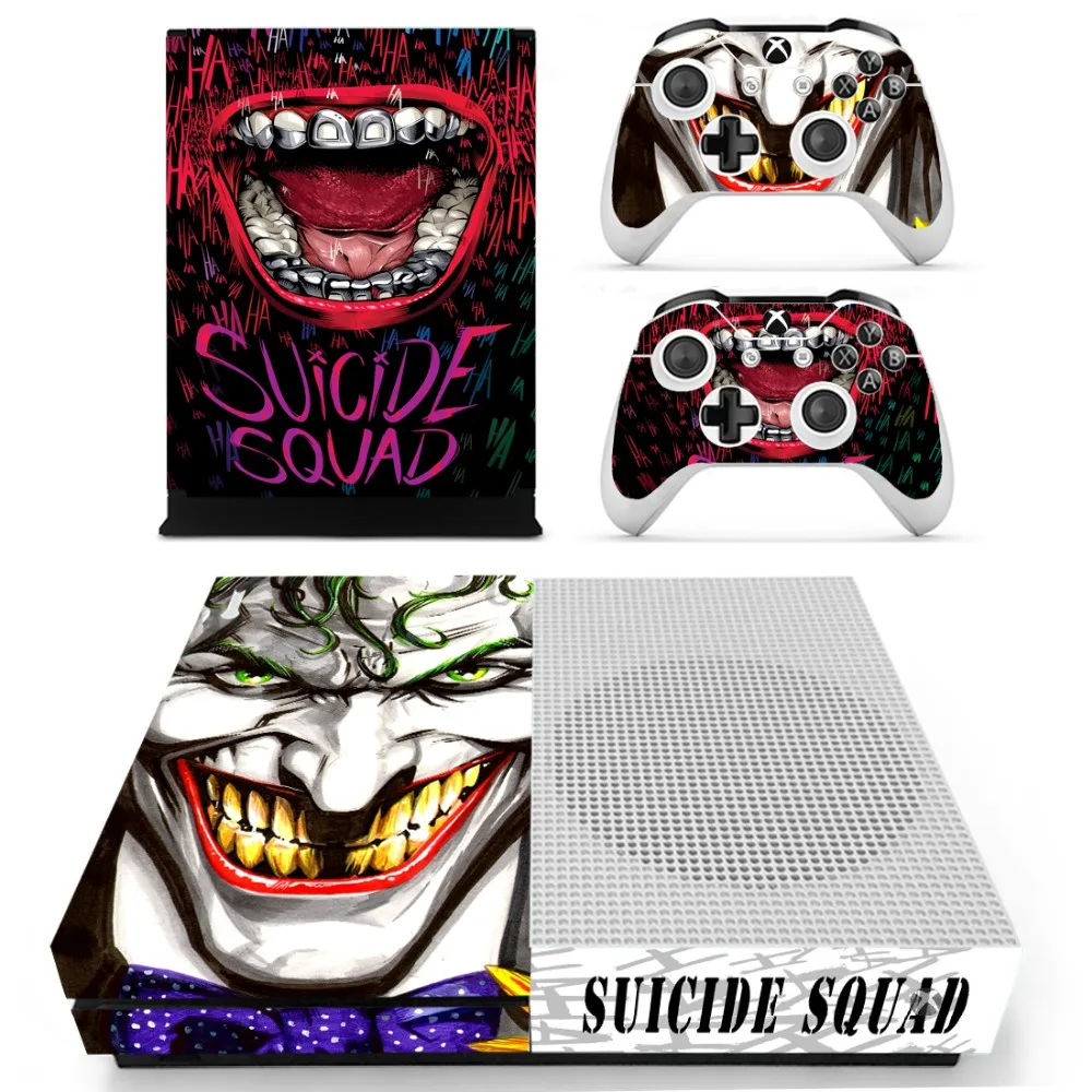 Наклейка на кожу Джокера и Бэтмена для Xbox One S консоли контроллеры тонкая наклейка