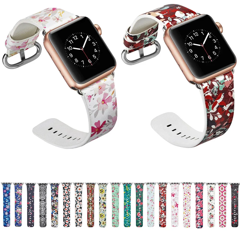 

Ремешок кожаный для Apple Watch Band Series 1/2/3/4/5/6 44 мм 42 мм 40 мм 38 мм